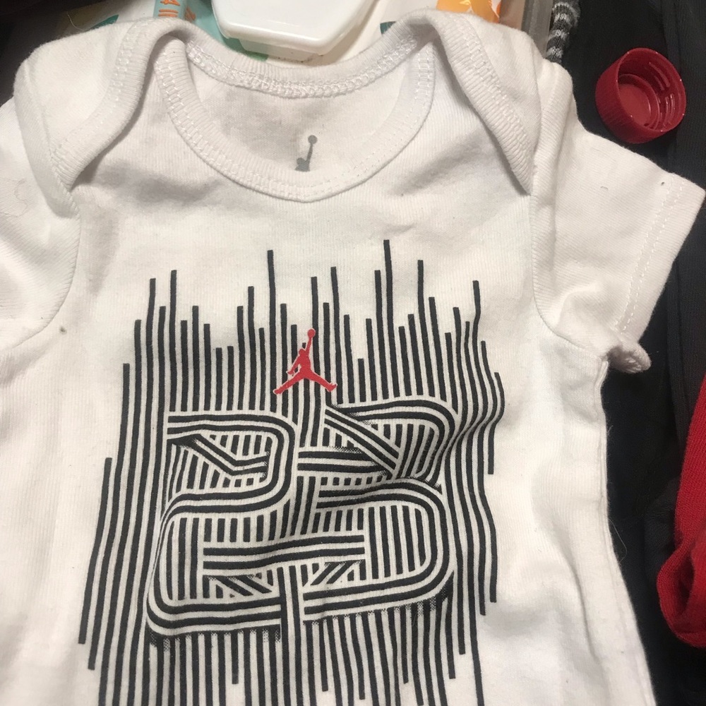 Michael Jordan 0-3 months baby onsie